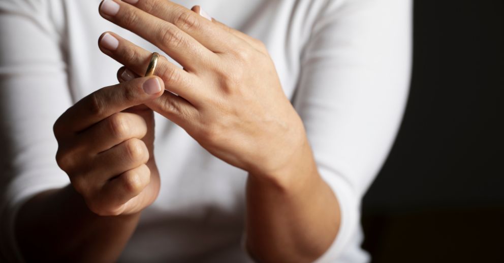 A woman contemplating divorce and the difference between a contested and uncontested one